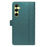 For Samsung Galaxy A37 5G Case with 9 Card Slots Checkered Pattern PU Leather Phone Cover - Green - 7