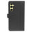 For Samsung Galaxy S26+ Case with 9 Card Slots Checkered Pattern PU Leather Phone Cover - Black - 7