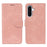 For Samsung Galaxy A27 5G Case Flip Wallet Striped Texture Leather Phone Cover - Rose Gold - 1