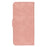 For Samsung Galaxy A27 5G Case Flip Wallet Striped Texture Leather Phone Cover - Rose Gold - 6