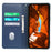 For Samsung Galaxy S26 Case Four Leaf Clover Leather Flip Phone Cover Stand Wallet - Blue - 2