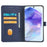 For Samsung Galaxy S26+ Case Magnetic Clasp Four Leaf Clover Leather Phone Cover - Blue - 2