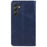 For Samsung Galaxy A27 5G Case Strong Magnetic PU Leather Phone Cover Calf Texture - Blue - 7