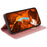 For Samsung Galaxy S26+ Case Strong Magnetic PU Leather Phone Cover Calf Texture - Rose Gold - 3