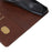 For Samsung Galaxy S26 Case Strong Magnetic PU Leather Phone Cover Calf Texture - Brown - 4