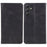 For Samsung Galaxy A57 5G Case Strong Magnetic PU Leather Phone Cover Calf Texture - Black - 1