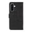 For Samsung Galaxy A37 5G Wallet Case Leather Phone Cover Stand with Curved Line Design -  Black - 7