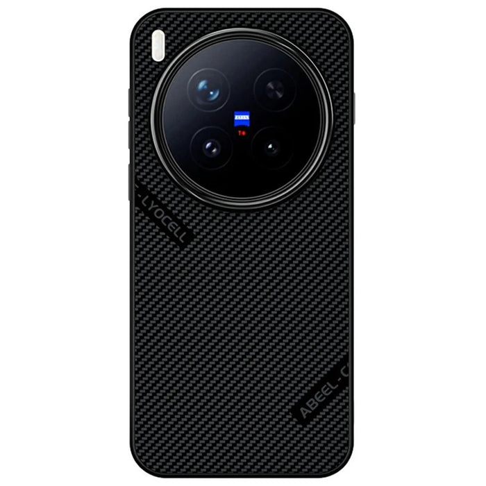 ABEEL CF-Lyocell Series For vivo X300 Pro 5G Magnetic Case Microfiber + PC + E-TPU Phone Cover - No.1 - 1