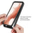 For Samsung Galaxy S23+ Hard Acrylic + PC + Soft TPU Phone Case Drop-proof Clear Back Cover - Black - 5