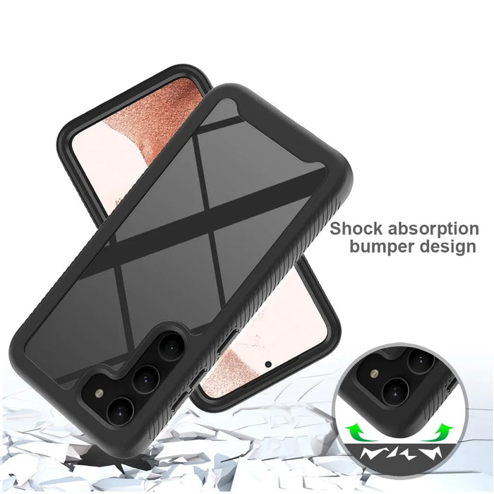 Shockproof Phone Case For Samsung Galaxy S23 Hard Acrylic + PC + Soft TPU Protective Mobile Phone Cover - Black - 4