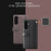 For Samsung Galaxy A57 5G Case Genuine Split Leather Phone Cover with Wallet Stand - Black - 5