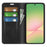 For Samsung Galaxy A57 5G Case Skin Touch Leather Wallet Phone Cover - Black - 2