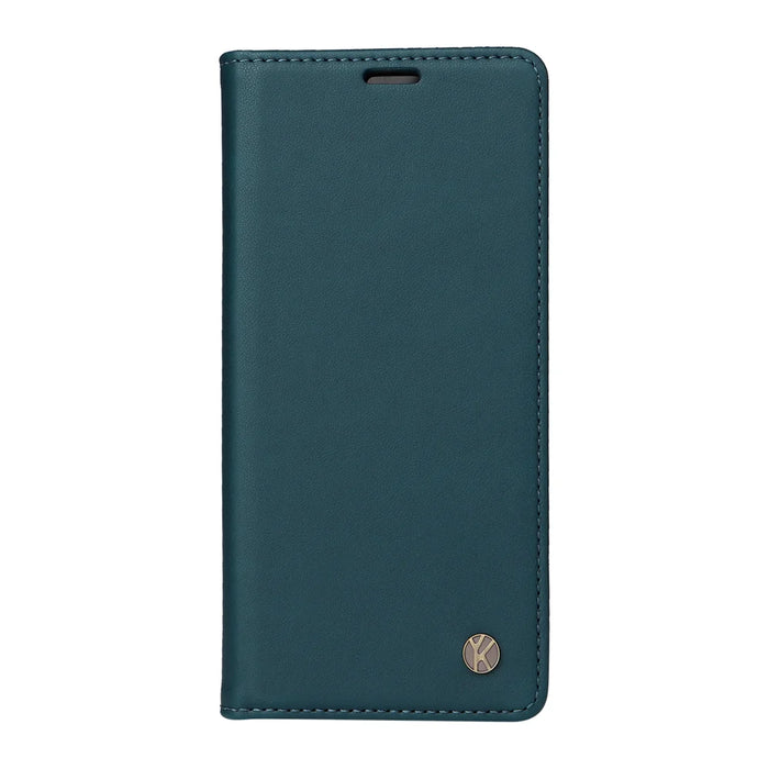 YIKATU For Google Pixel 10a Phone Cases  Magnetic Closure PU Leather Mobile Cover - Green - 5
