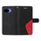 For Google Pixel 10a Leather Phone Case Stand Wallet with Bi-colour Splicing Design - Black - 3
