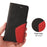 For Google Pixel 10a Leather Phone Case Stand Wallet with Bi-colour Splicing Design - Black - 6