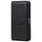 For Samsung Galaxy S26+ Leather Case with 10 Card Holder Phone Cover Stand - Black - 6