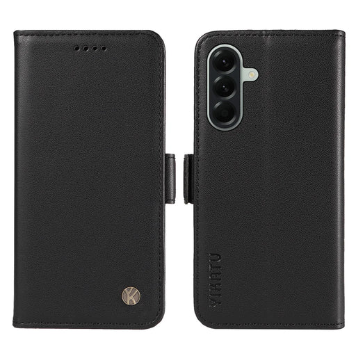 YIKATU For Samsung Galaxy A57 5G Wallet Phone Case  YK-003 Leather Stand Cover -  Black - 1
