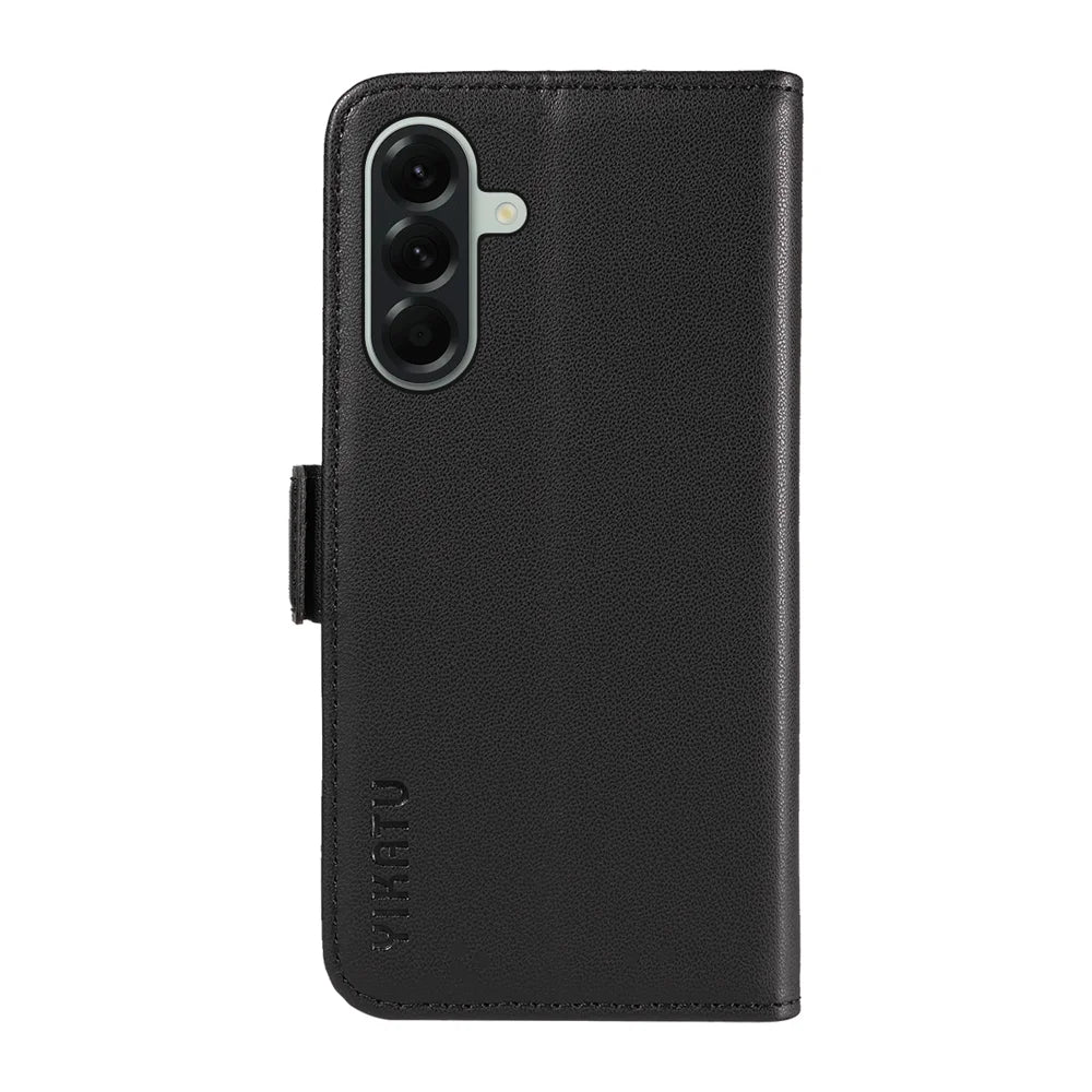 YIKATU For Samsung Galaxy A57 5G Wallet Phone Case  YK-003 Leather Stand Cover -  Black - 7