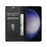 For Samsung Galaxy S25 FE Wallet Case Magnetic Closure PU Leather Phone Cover - Black - 2