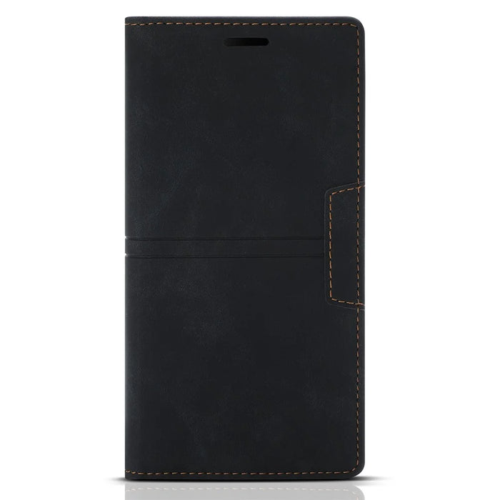 For Samsung Galaxy S26 Wallet Case Magnetic Closing Leather Phone Cover - Black - 7