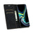 For Samsung Galaxy A37 5G Wallet Case Magnetic Closing Leather Phone Cover - Black - 2