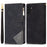 For Samsung Galaxy S26 Wallet Case Color Splicing Leather Phone Cover with Stand - Black - 1
