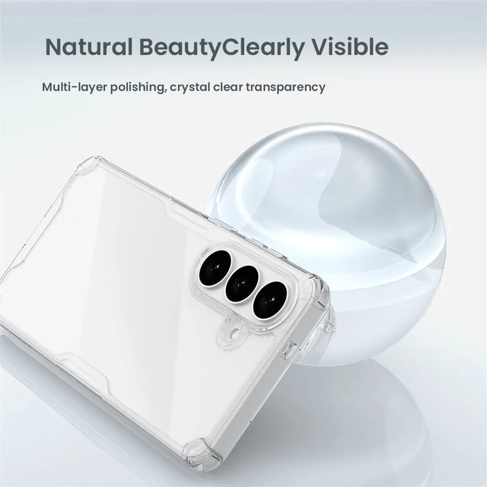 NILLKIN Nature Pro Series For Samsung Galaxy S26 Case PC + TPU Anti-Scratch Clear Back Cover - 7