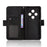 For Oukitel C5 Leather Case Phone Wallet Cover with Multiple Card Slots - Black - 4