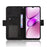 For Oukitel C5 Leather Case Phone Wallet Cover with Multiple Card Slots - Black - 5
