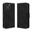For Oukitel C3 Leather Case Phone Wallet Cover with Multiple Card Slots - Black - 1