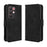 For Realme C85 Pro 4G Leather Case Phone Wallet Cover with Multiple Card Slots - Black - 1