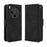 For vivo Y500 Pro 5G Leather Case Phone Wallet Cover with Multiple Card Slots - Black - 1