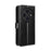 For Oukitel C5 PU Leather Case with Strap Crazy Horse Texture Phone Wallet Cover - Black - 7