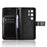 For Oukitel C2 PU Leather Case with Strap Crazy Horse Texture Phone Wallet Cover - Black - 4