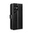 For Oukitel C2 PU Leather Case with Strap Crazy Horse Texture Phone Wallet Cover - Black - 7