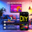 For iPhone 16 Pro Max DIY Pixel Animation Case Smart Voice Control Creative LED Phone Cover - 2