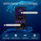 For iPhone 16 Pro Max DIY Pixel Animation Case Smart Voice Control Creative LED Phone Cover - 4