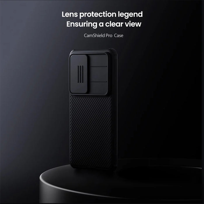 NILLKIN Camshield Pro Series for Samsung Galaxy S26 Case PC + TPU Phone Cover with Camera Slider - Black - 7