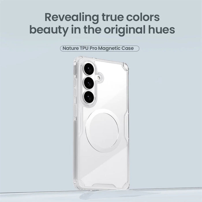 NILLKIN Nature Pro Series for Samsung Galaxy S26+ Magnetic Case TPU + PC Ultra Clear Phone Cover - 6