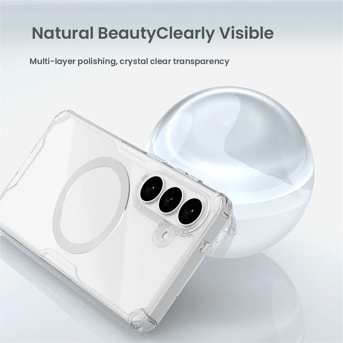 NILLKIN Nature Pro Series for Samsung Galaxy S26+ Magnetic Case TPU + PC Ultra Clear Phone Cover - 7