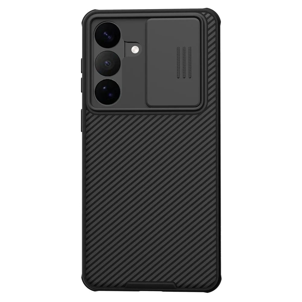 NILLKIN Camshield Pro Series for Samsung Galaxy S26+ Case PC + TPU Phone Cover with Camera Slider - Black - 1