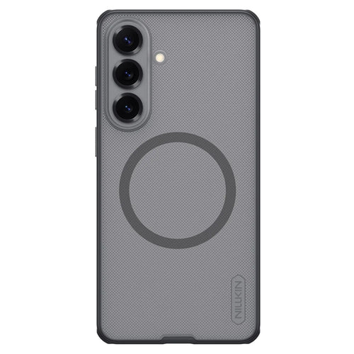 NILLKIN Super Frosted Shield Pro for Samsung Galaxy S26+ Magnetic Case Matte PC TPU Clear Black Phone Back Cover - Transparent Black - 1