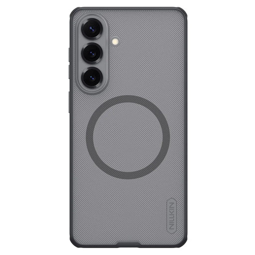 NILLKIN Super Frosted Shield Pro for Samsung Galaxy S26+ Magnetic Case Matte PC TPU Clear Black Phone Back Cover - Transparent Black - 1
