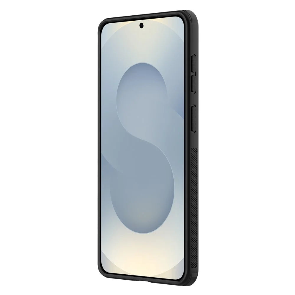 NILLKIN Super Frosted Shield Pro for Samsung Galaxy S26+ Magnetic Case Matte PC TPU Clear Black Phone Back Cover - Transparent Black - 4