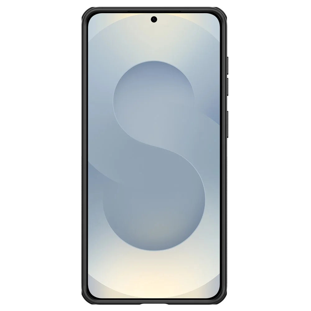 NILLKIN Super Frosted Shield Pro for Samsung Galaxy S26+ Magnetic Case Matte PC TPU Clear Black Phone Back Cover - Transparent Black - 5