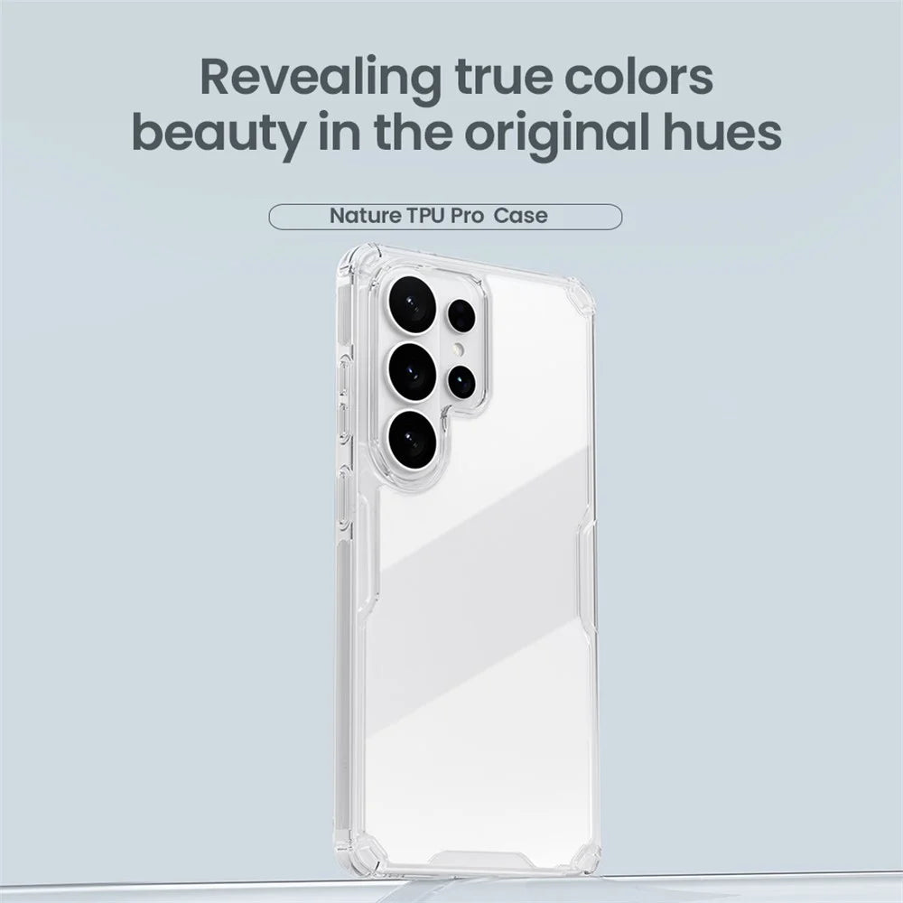 NILLKIN Nature Pro Series For Samsung Galaxy S26 Ultra Case PC + TPU Anti-Scratch Clear Back Cover - 6