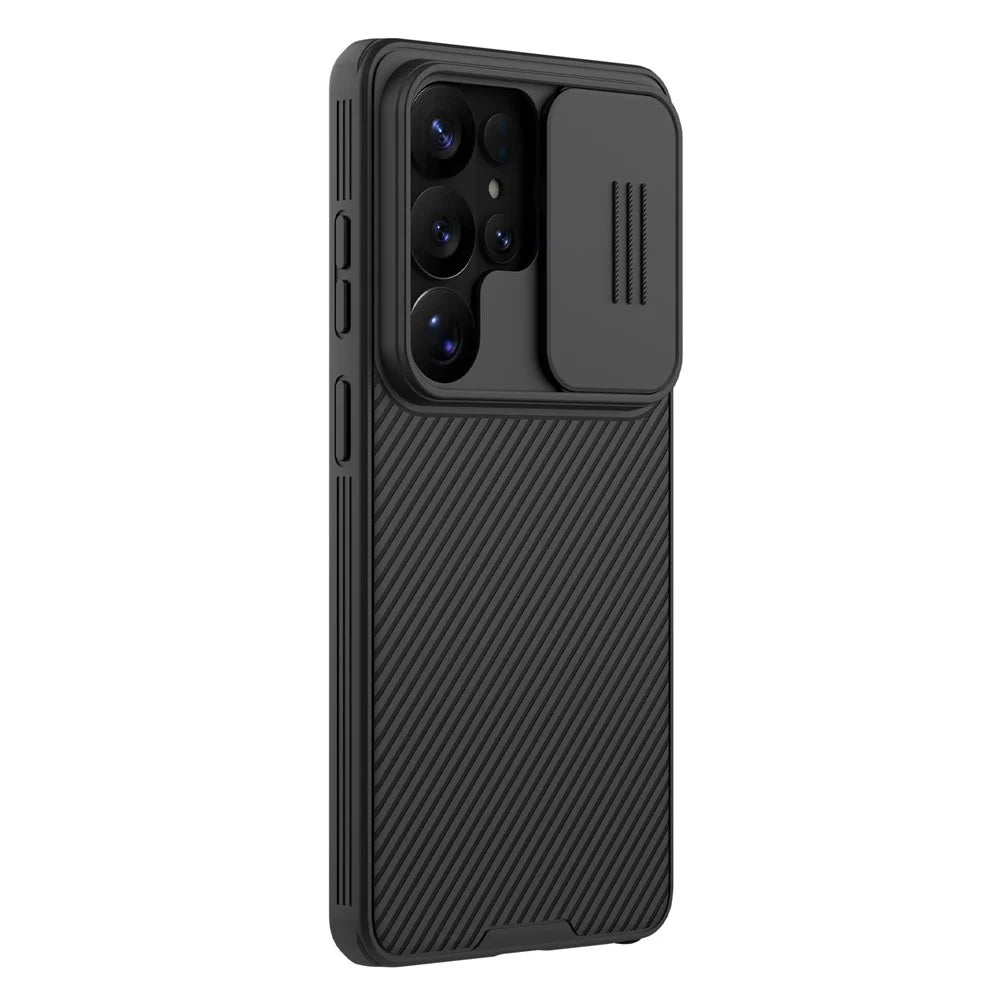 NILLKIN Camshield Pro Series for Samsung Galaxy S26 Ultra Case PC + TPU Phone Cover with Camera Slider - Black - 1
