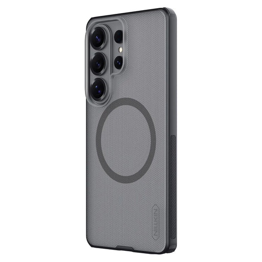 NILLKIN Super Frosted Shield Pro for Samsung Galaxy S26 Ultra Magnetic Case Matte PC TPU Clear Black Phone Back Cover - Transparent Black - 2
