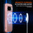 For Google Pixel 9 Pro XL Magnetic Case Kickstand TPU PC Shockproof Phone Back Cover - Pink - 3