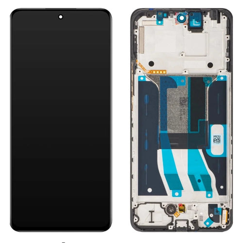For Realme 12 4G Grade S AMOLED Screen and Digitizer Assembly + Frame (without Logo) - 1